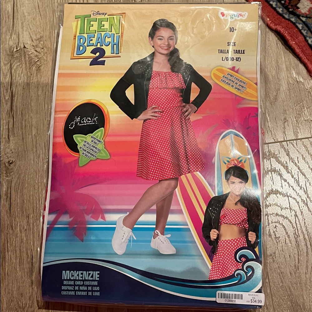Disney Teen Beach 2 McKenzie Costume - Red and Black